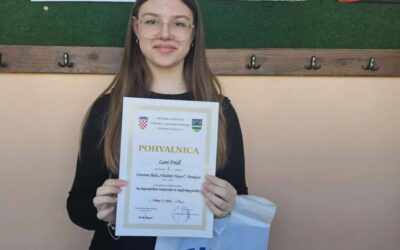 Izvrsno 2. mjesto na Županijskom natjecanju iz engleskog jezika